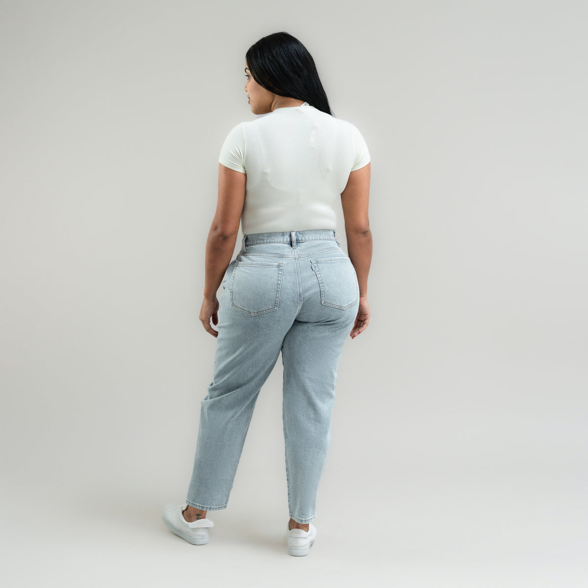 Tags:(5'10"|14-16) True vintage mom jeans custom sizeless tailored model Drew in Vintage Gin