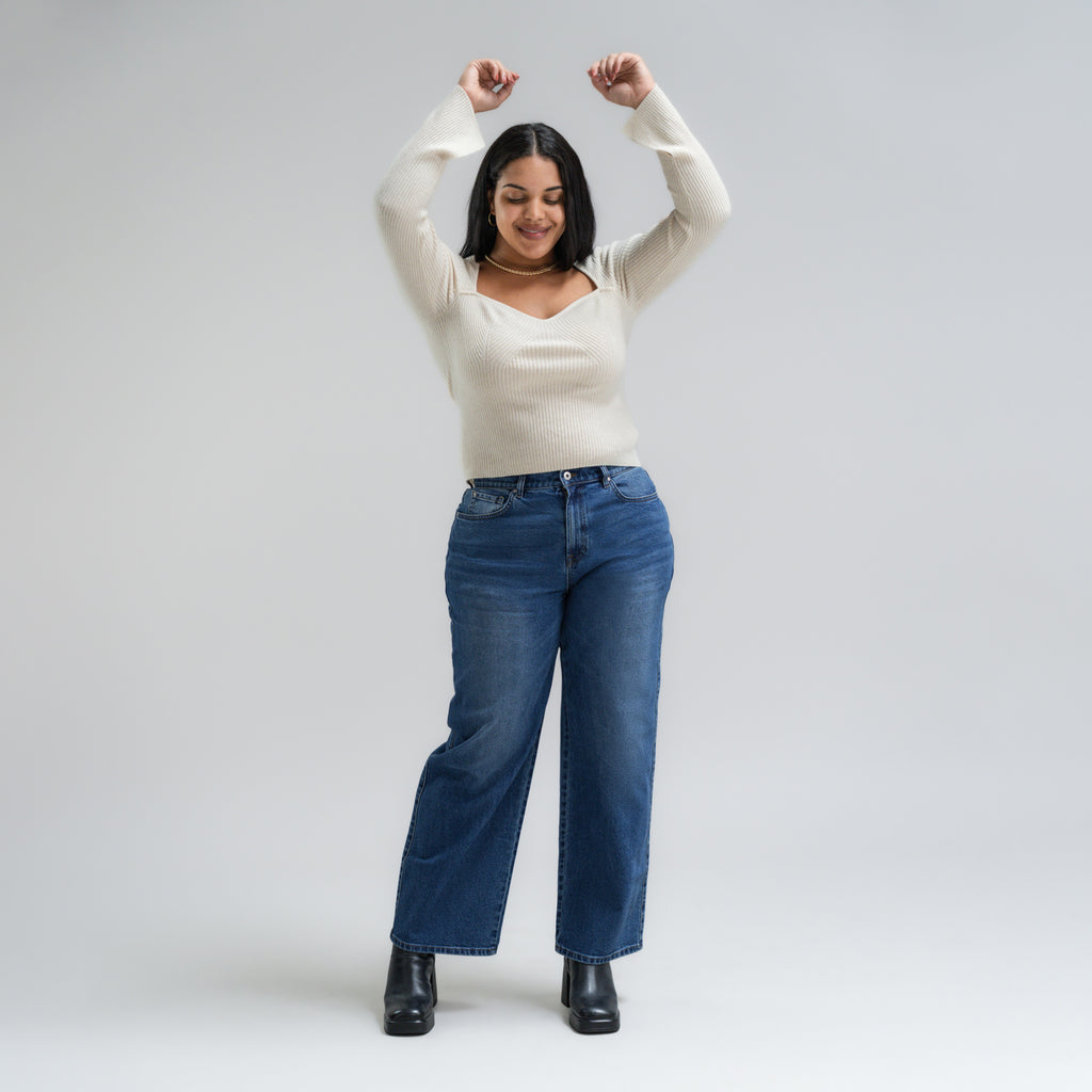 Tags:(5'10"|14-16) True vintage relaxed straight jeans custom sizeless tailored model Drew in Faded Sur