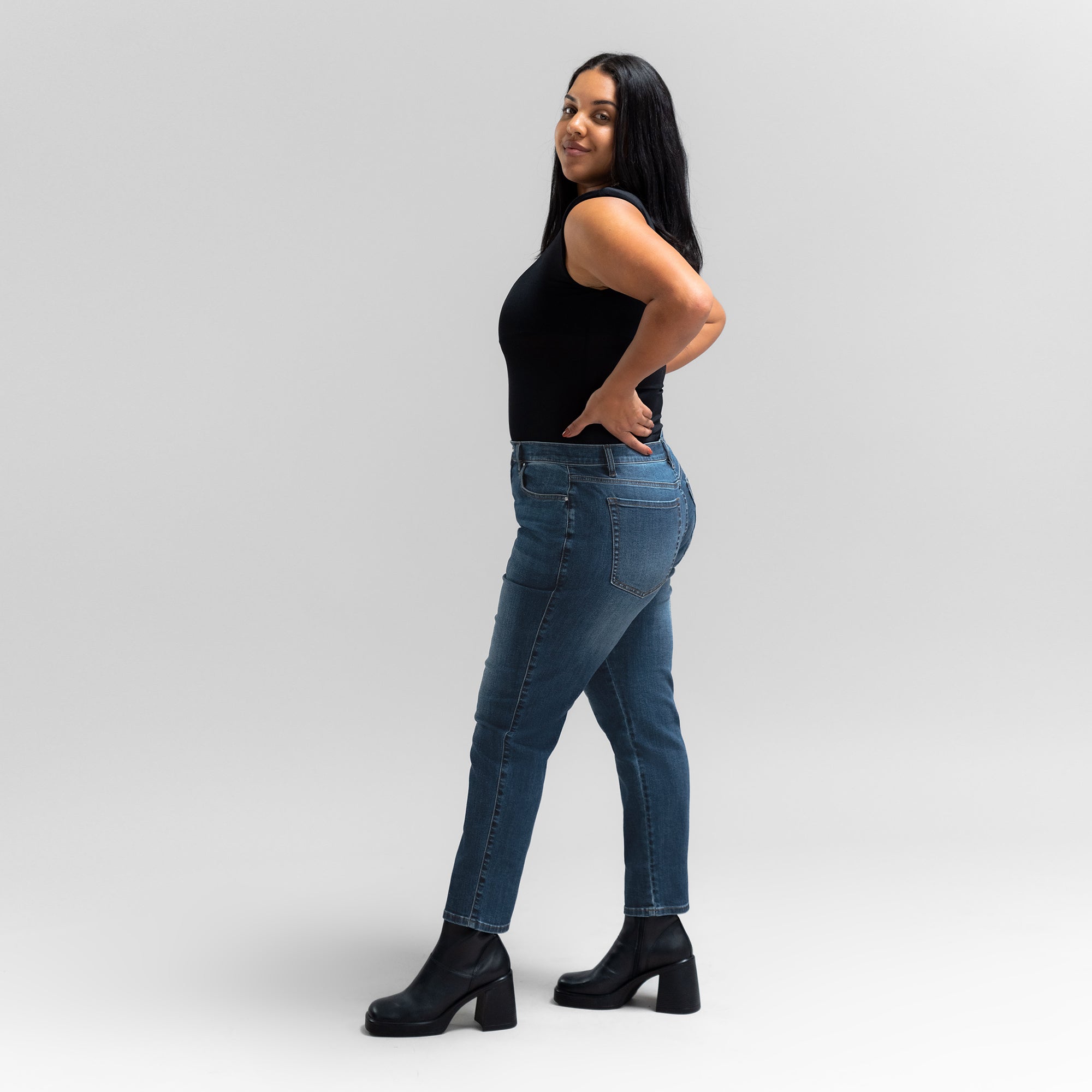 Tags:(5'10"|14-16) custom air cigarette jeans model Drew in Sur Blue