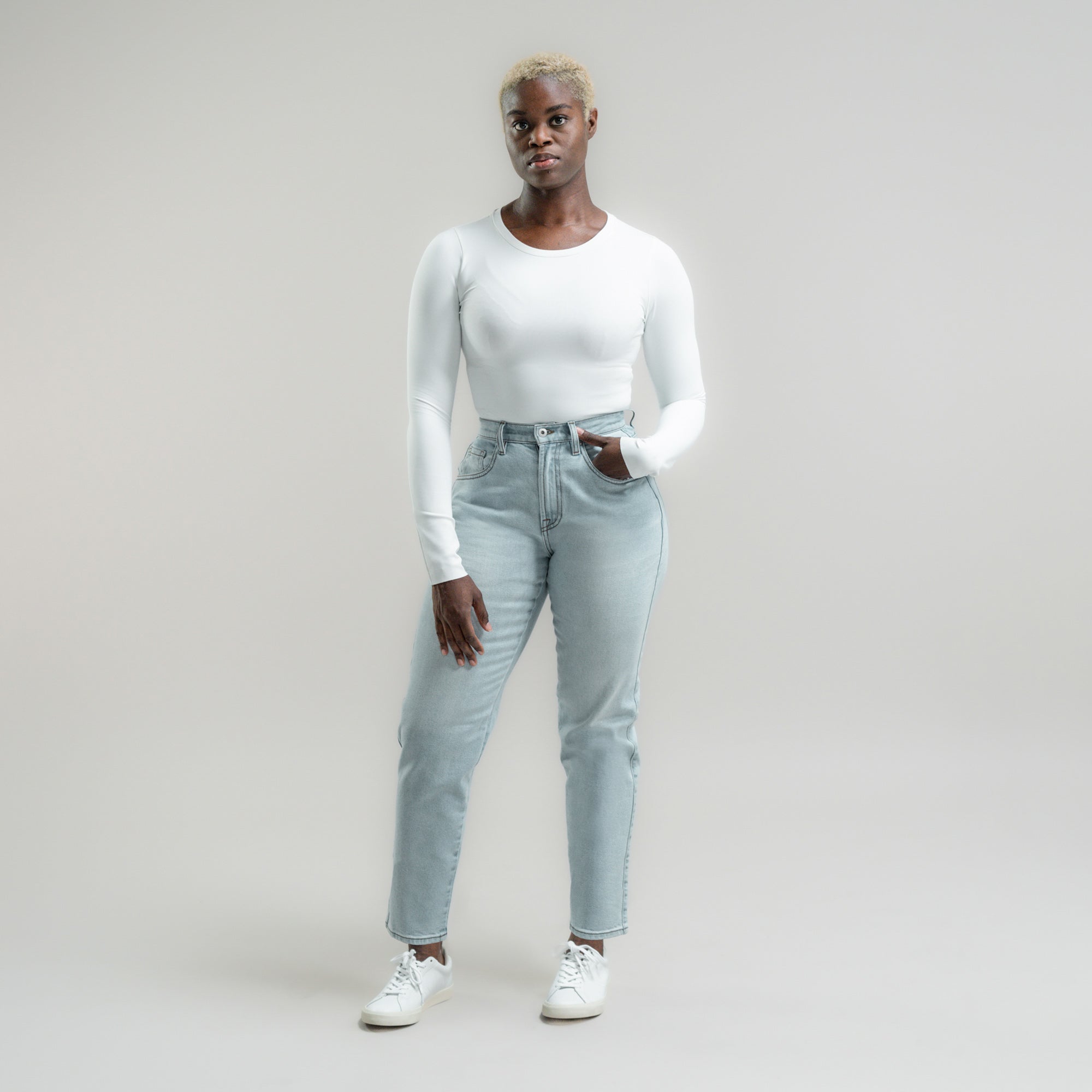 Tags:(5'9"|8-10) True vintage mom jeans custom sizeless tailored model Amara in Vintage Gin
