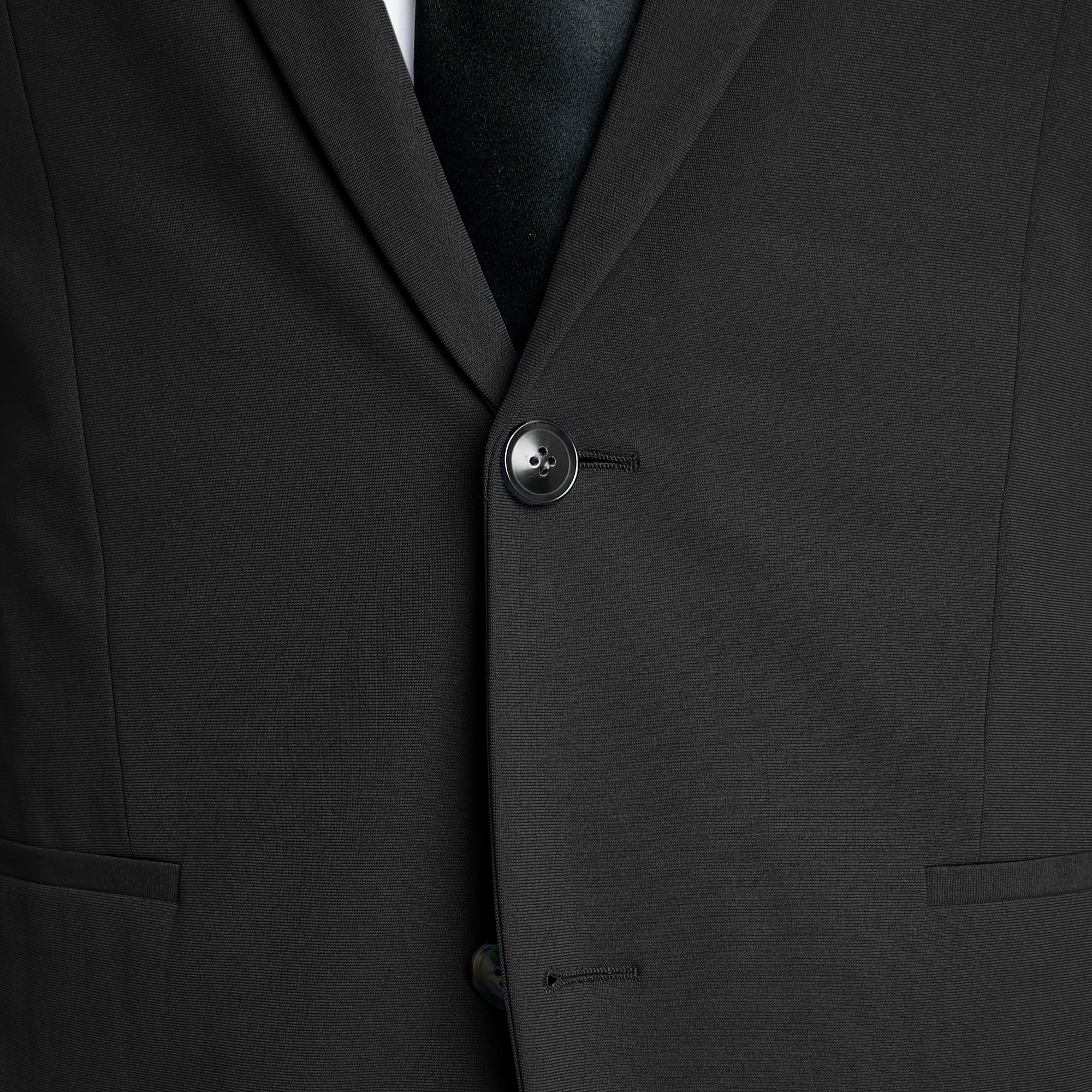 bespoke custom athleisure technical men's suit los angeles model John in black